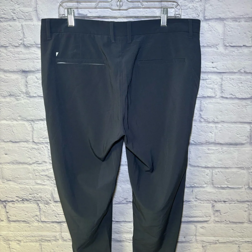 Primo Golf Mens 36 Regular Jogger Pants Performance Tapered Zip Ankle Gray